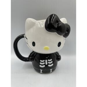 New Hello Kitty Halloween Figural Skeleton Mug 2024 Holiday